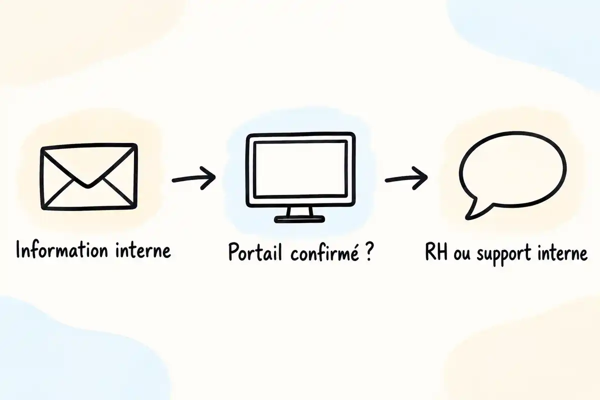 Pour trouver un accès fiable, vérifiez les communications internes et l’intranet, puis demandez conseil aux RH ou au support.